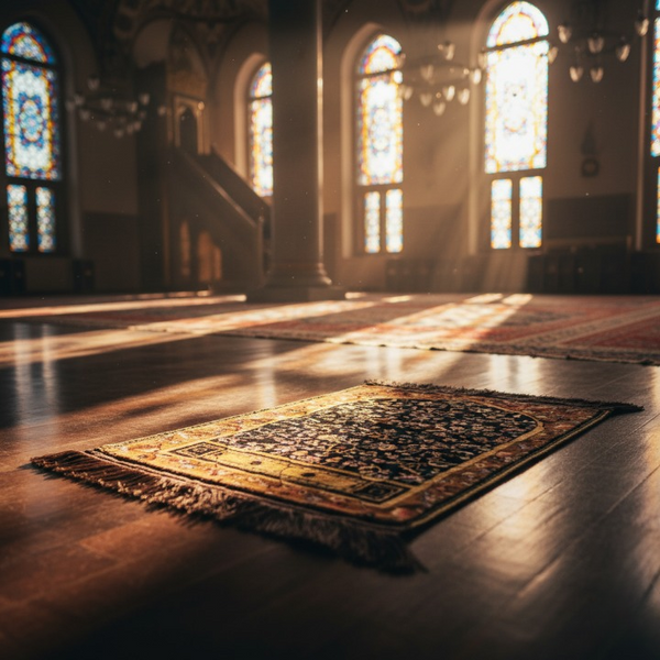 Travel Friendly Velvet Prayer Mat