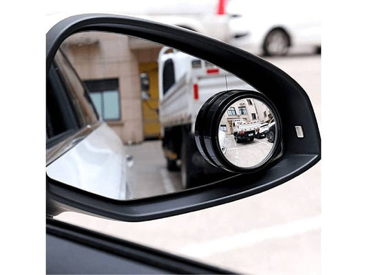 Blindspot Rearview Convex Mirror 2pcs | Wide Angle Anti Glare Side Mirror for Cars & Vehicles