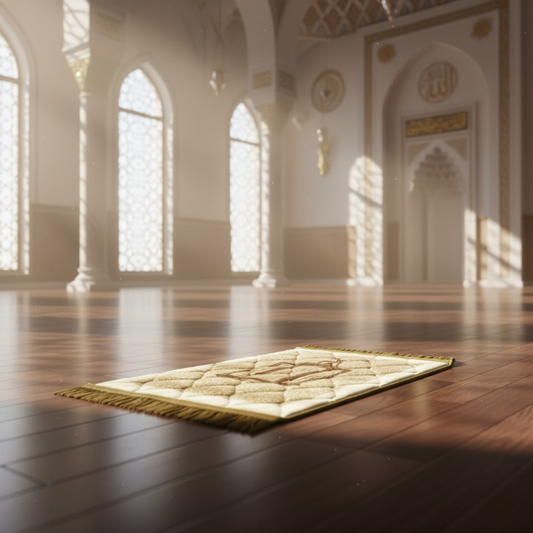 Travel Friendly Velvet Prayer Mat