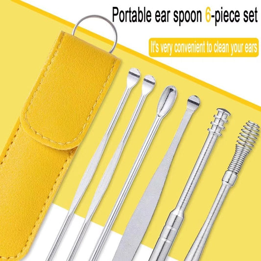 Ear Wax Cleaning Kit 6 Pcs Ear Picks