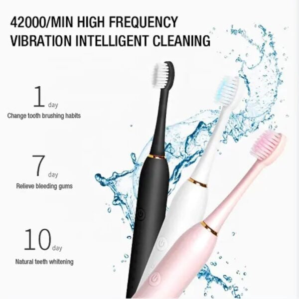 ElElectric Toothbrush Rechargeable Sonic Cleaning Toothbrush