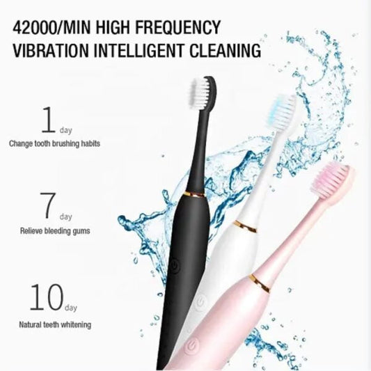 ElElectric Toothbrush Rechargeable Sonic Cleaning Toothbrush