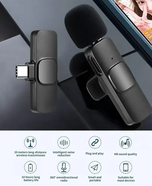 K8 Type C Wireless Microphone