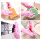 2pcs Silicone Washing Gloves