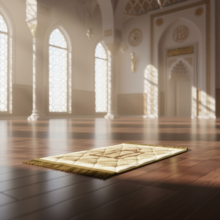 Travel Friendly Velvet Prayer Mat