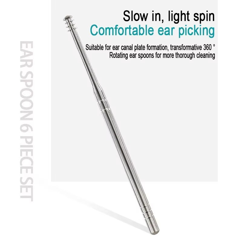 Ear Wax Cleaning Kit 6 Pcs Ear Picks