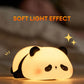 Cute Panda Silicone Night Light Soft Touch LED Lamp for Kids Bedroom