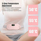 Period Pain Cramp Relief Belt Portable Menstrual Heating Pad, Heated Belly Belt for Menstrual Cramp Relief with 3 Heat Levels and 4 Modes, Electric Belt Massage for Women and Girls