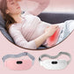 Period Pain Cramp Relief Belt Portable Menstrual Heating Pad, Heated Belly Belt for Menstrual Cramp Relief with 3 Heat Levels and 4 Modes, Electric Belt Massage for Women and Girls